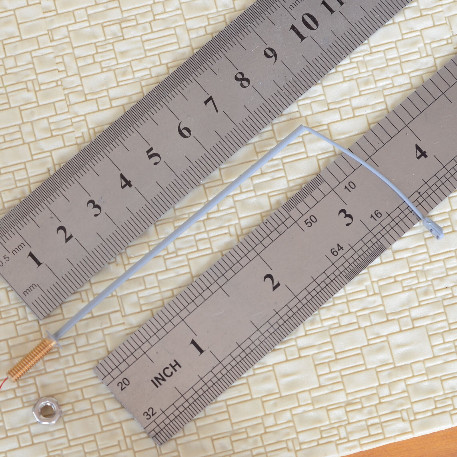 5 x HO scale LED street lights model train railroad station lamp posts #SL003GR