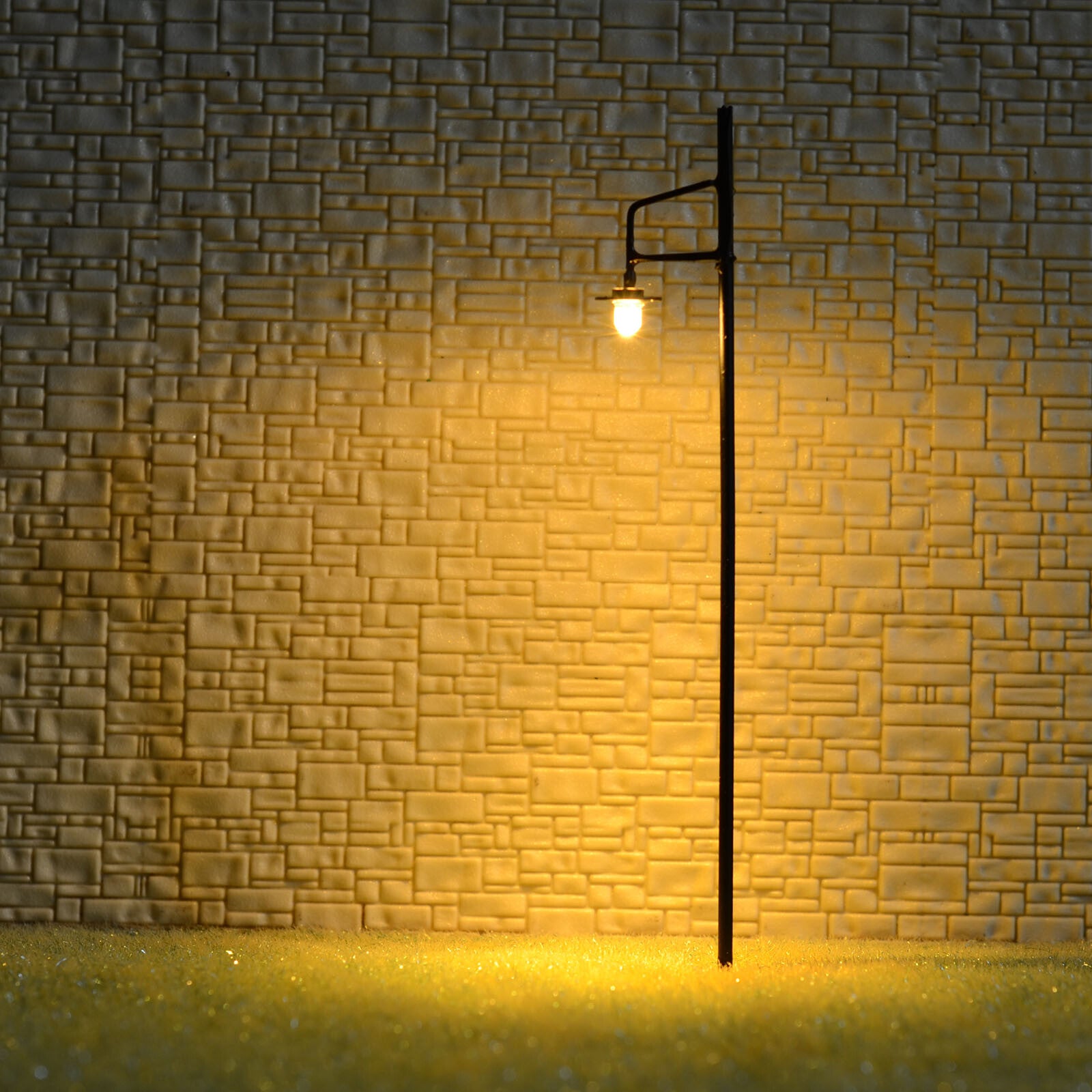 5 x HO scale LED street light model train railroad station yard lamp post #SL42B