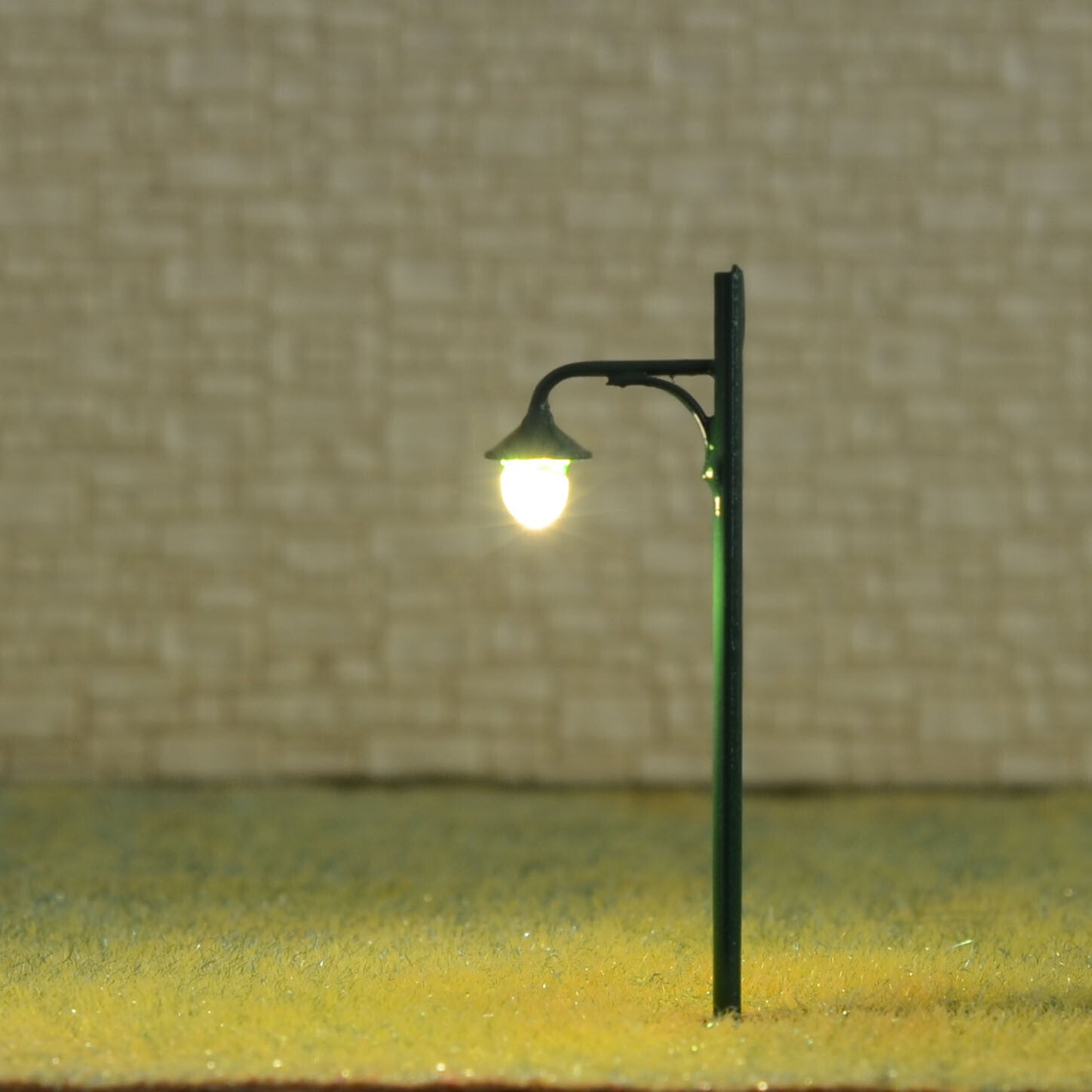 5 x HO scale model railroad street light LED lamppost station lamp 50mm #T0513BG