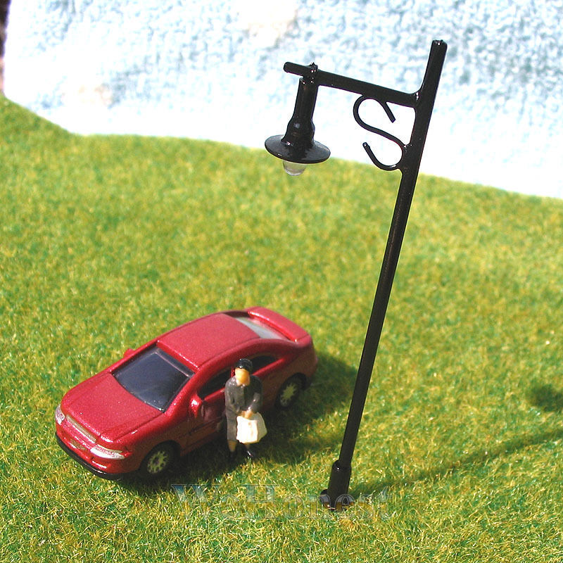 5 x OO / HO scale Model train Lamp posts bulbs made street light Lamps #R34-7