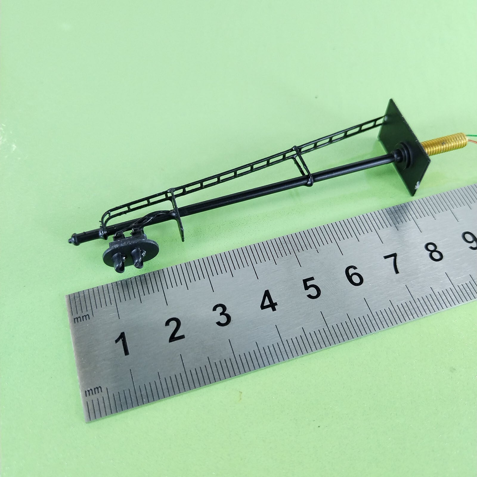 1 x HO scale model railroad 2 aspects block signal LED green/red light #K02SrBK