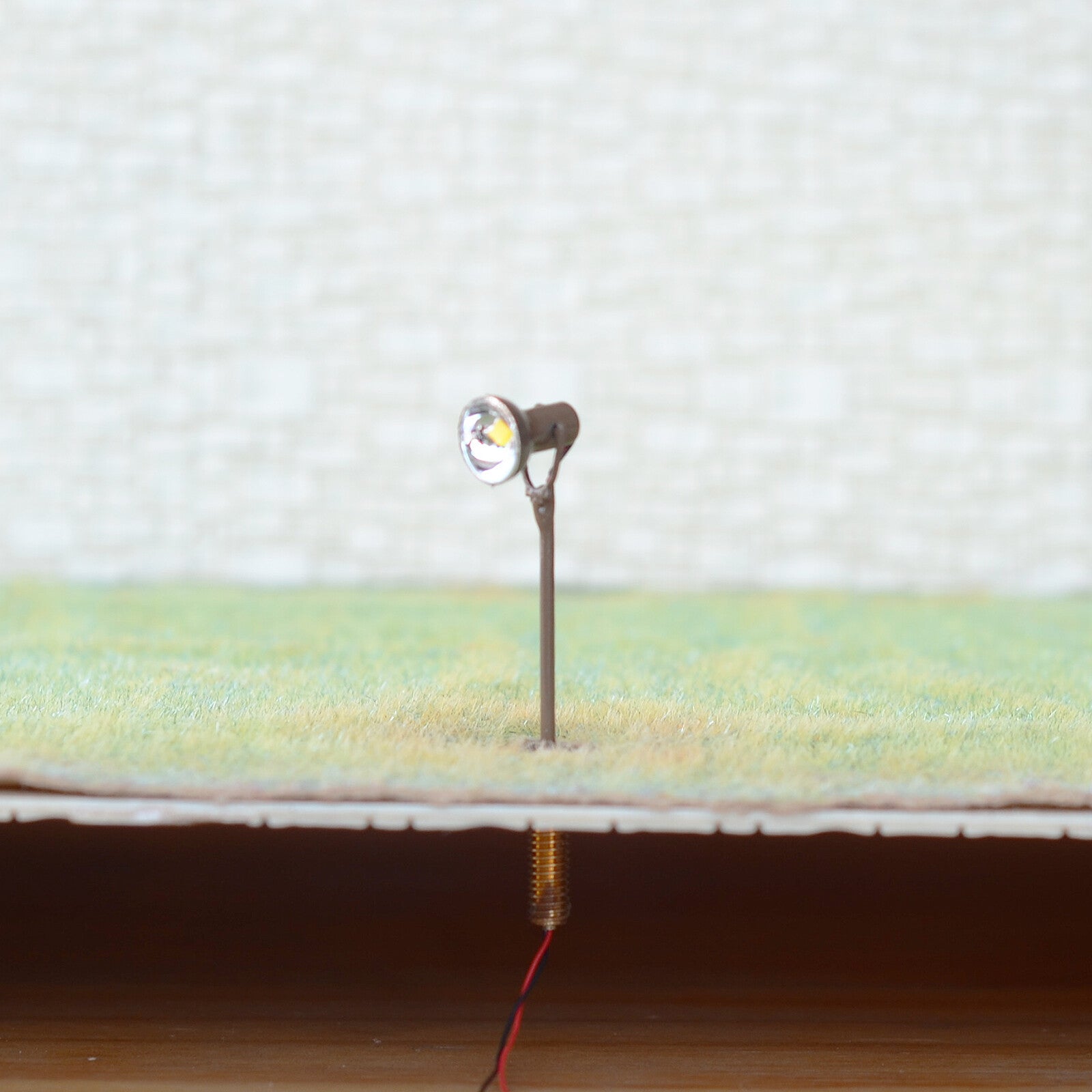 5 x HO scale LED spotlight model limelight projector street lamp post lights #6M