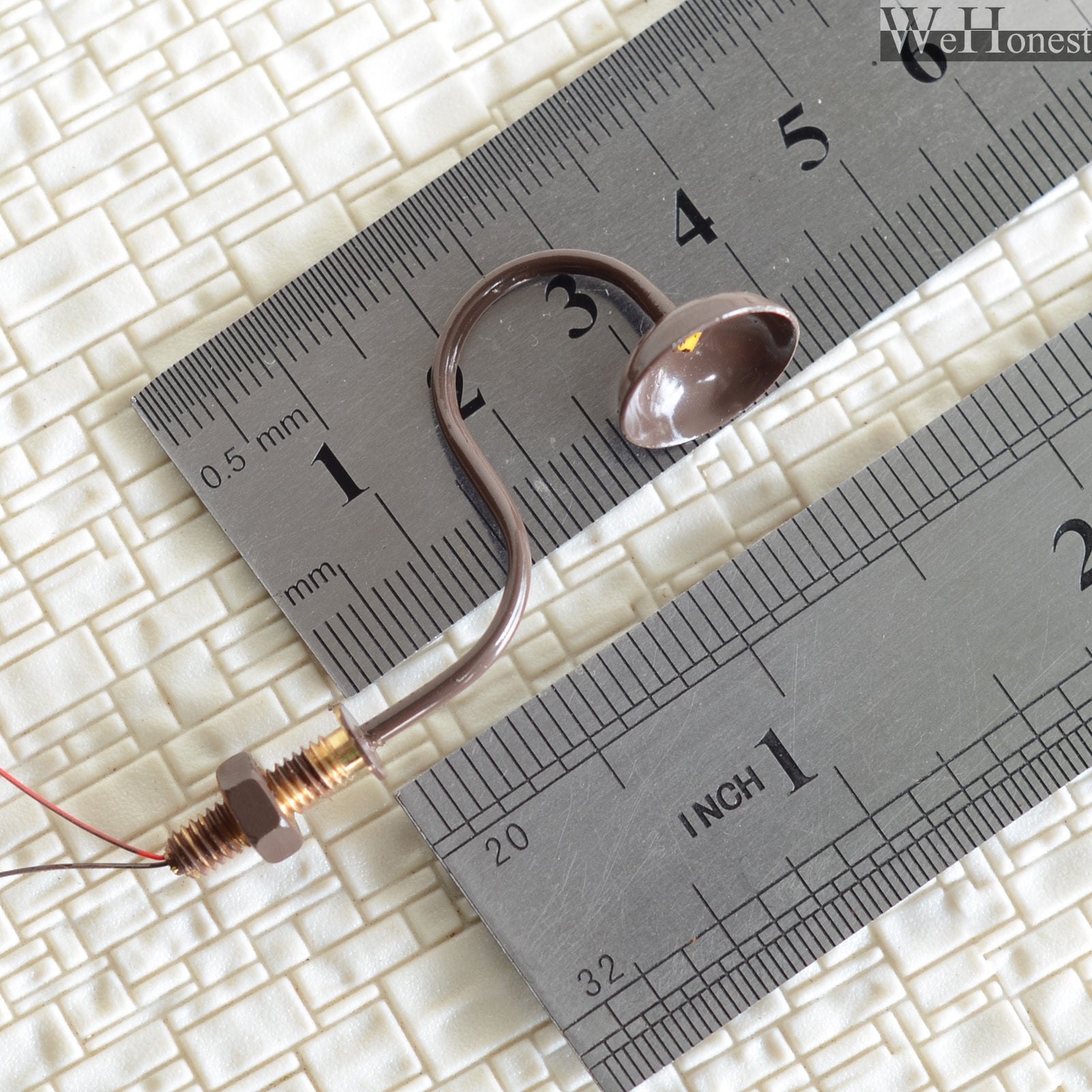 5 x O Scale Led Street wall Light Model Train spotlight path Lamp post #R46OBR