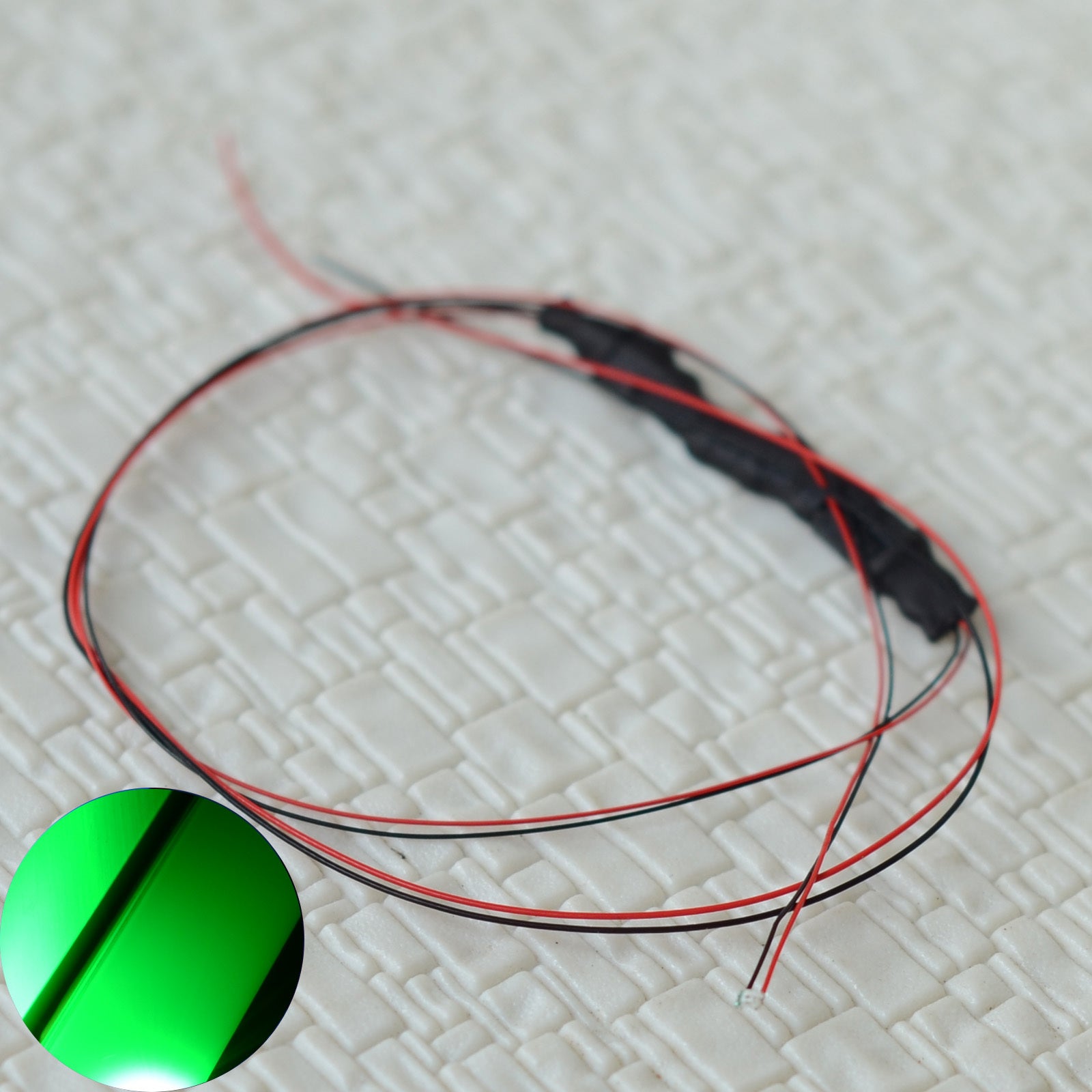 10 x auto flash blink twinkle Green #0603 SMD nano led Lighting Kits Pre Wired