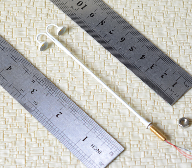 5 x OO / HO scale LED street lights model train railroad path lamps post #702WH