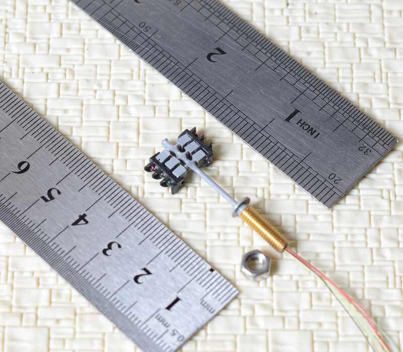 2 x traffic lights N crossing walk model LED pedestrian street signals #NL3R3