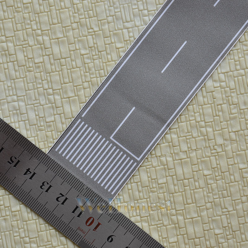 6 pcs N scale 1:160 Grey TAR MACK ROAD STRIPs 40mm x 500mm Self Stick