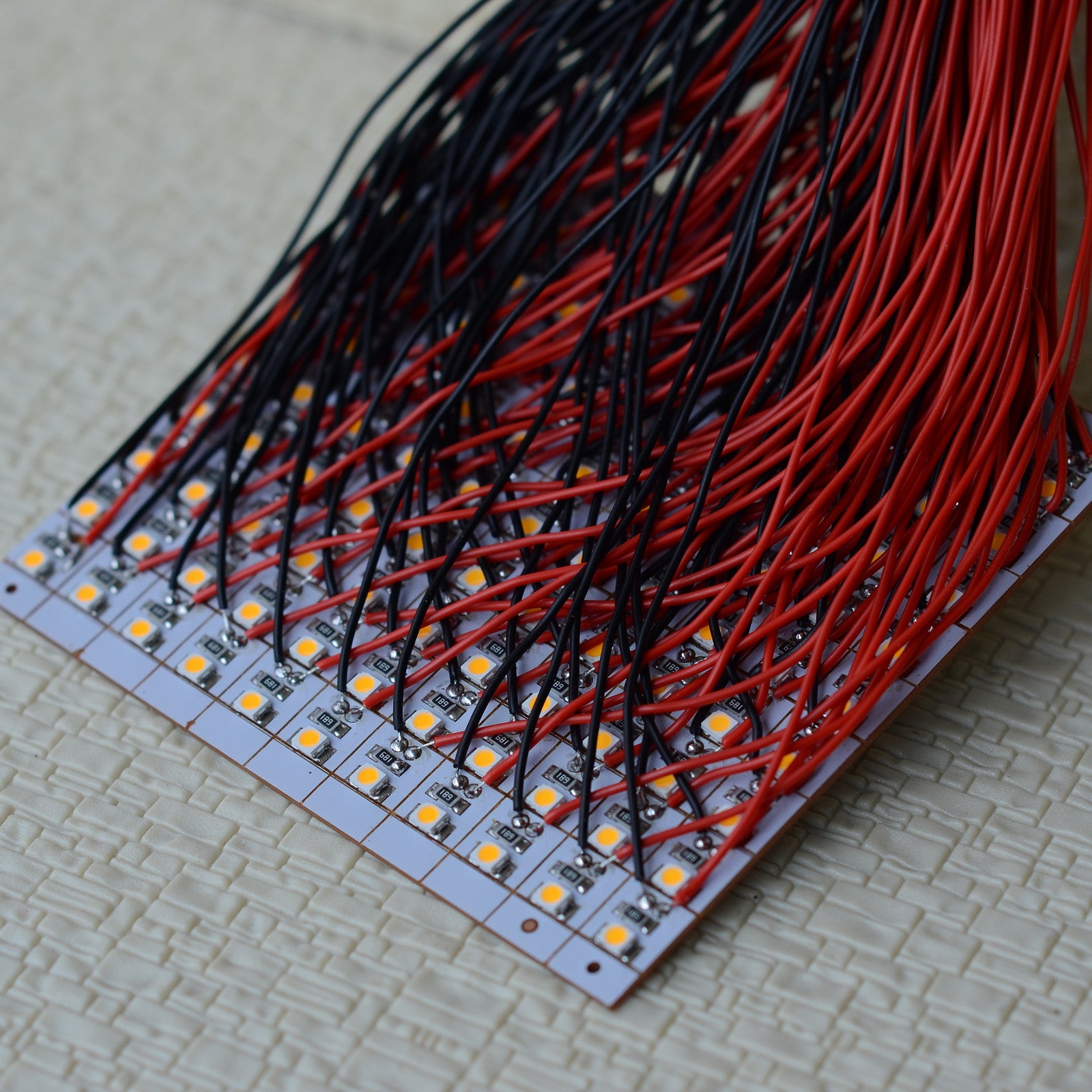 11 x pre-wired cold white 12V SMD LED building interior lighting with wires