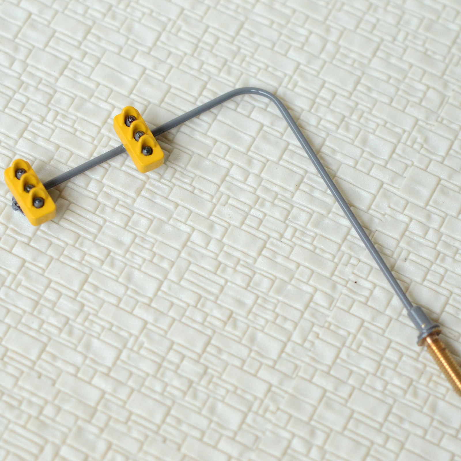 2 x HO / OO traffic light signal LED model train crossing walk Street #2BOR