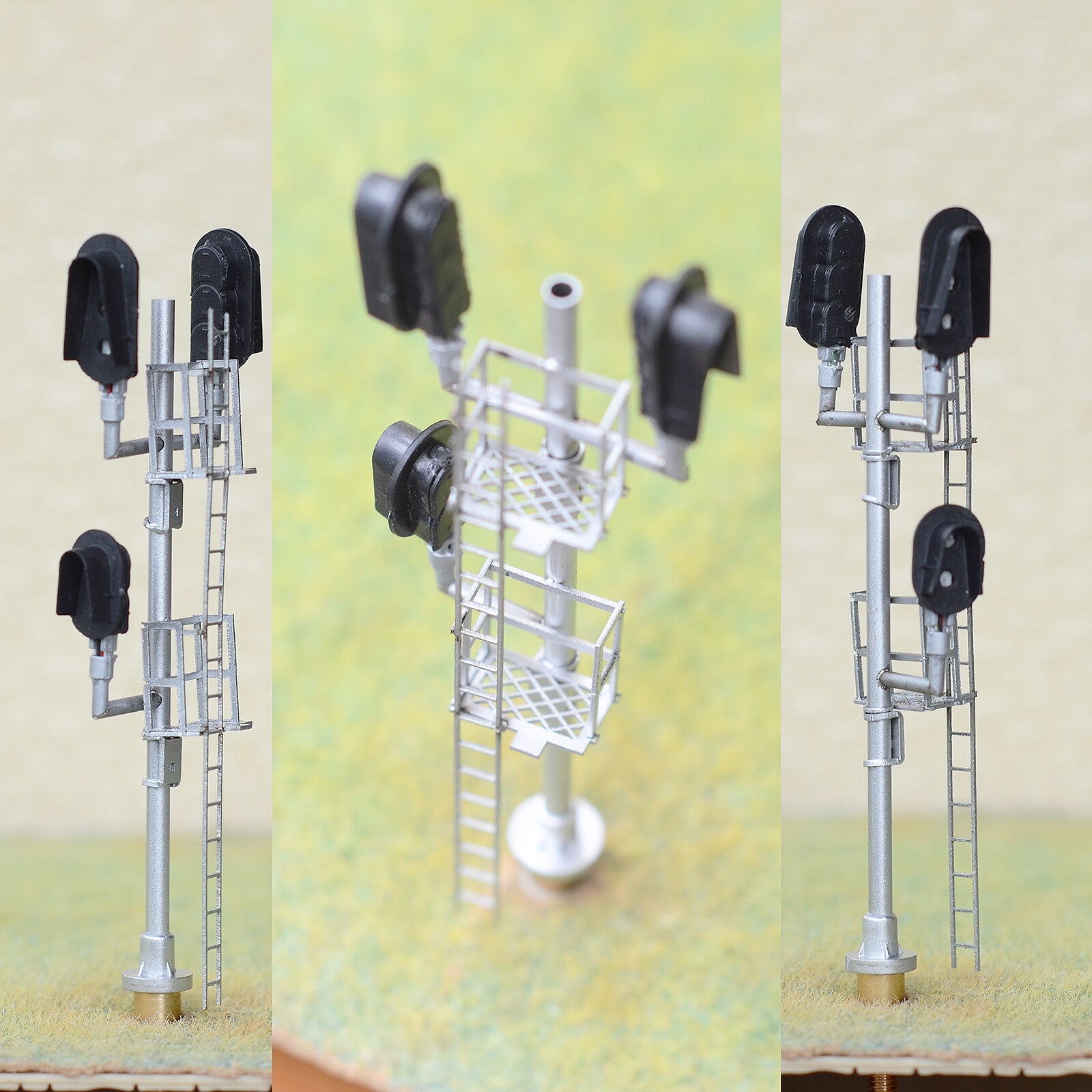 1 x HO scale Bi-Directional 3 / 2 and 3 color Intermediate block signal #F332T