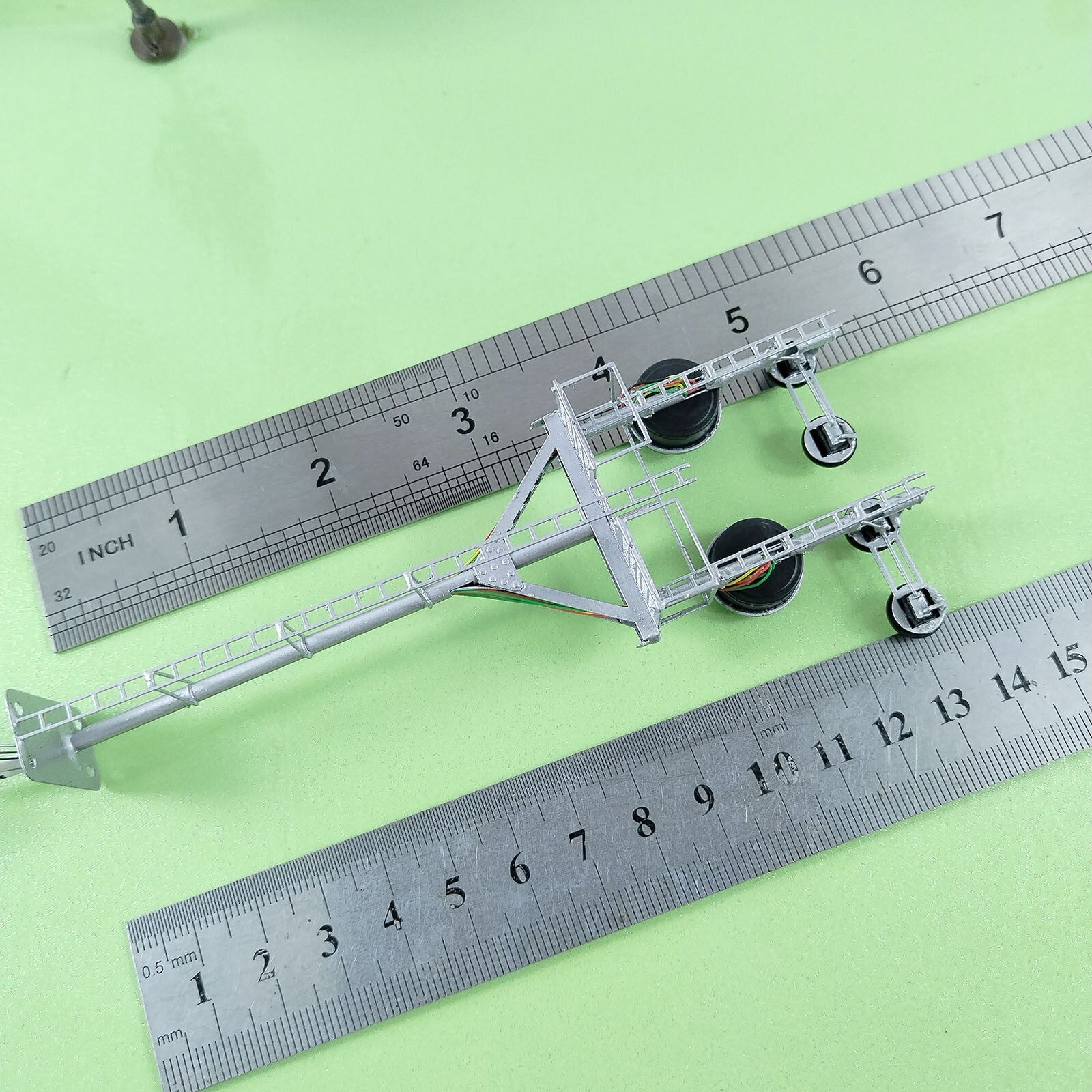 1 x HO scale model railroad tower CPL signal B&O goalpost bracket #LU11RU11