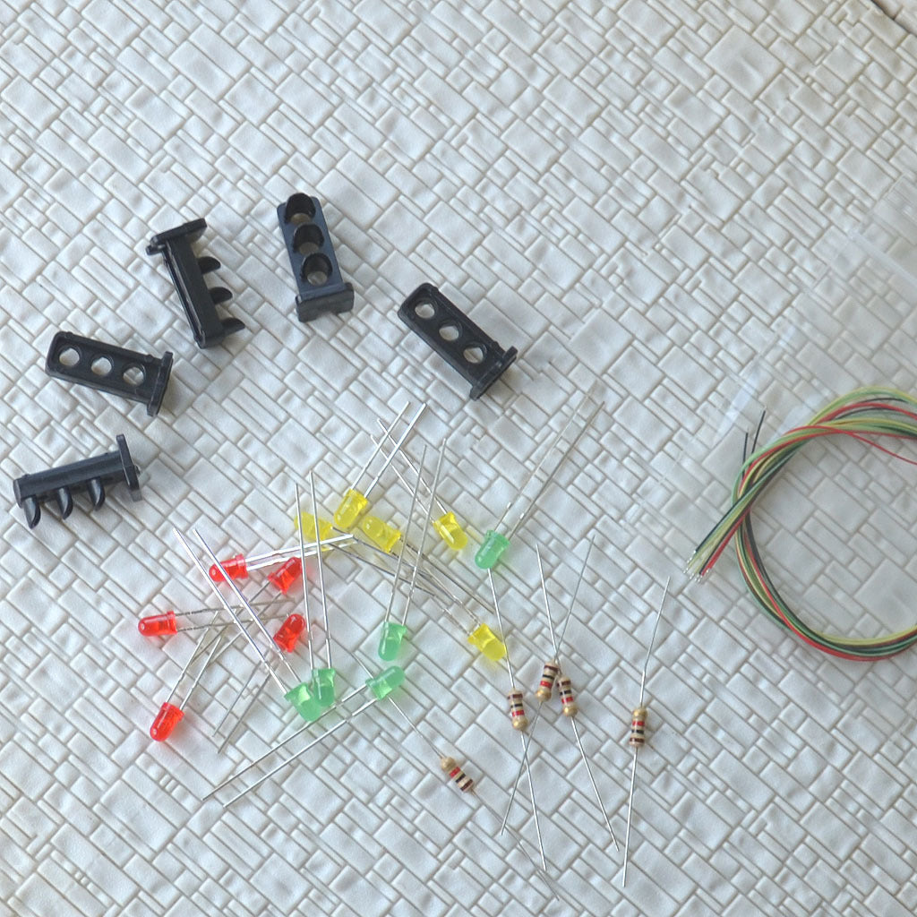 10 sets Target Faces + Accessories for Railway Dwarf signal OO HO Scale 3 Aspect