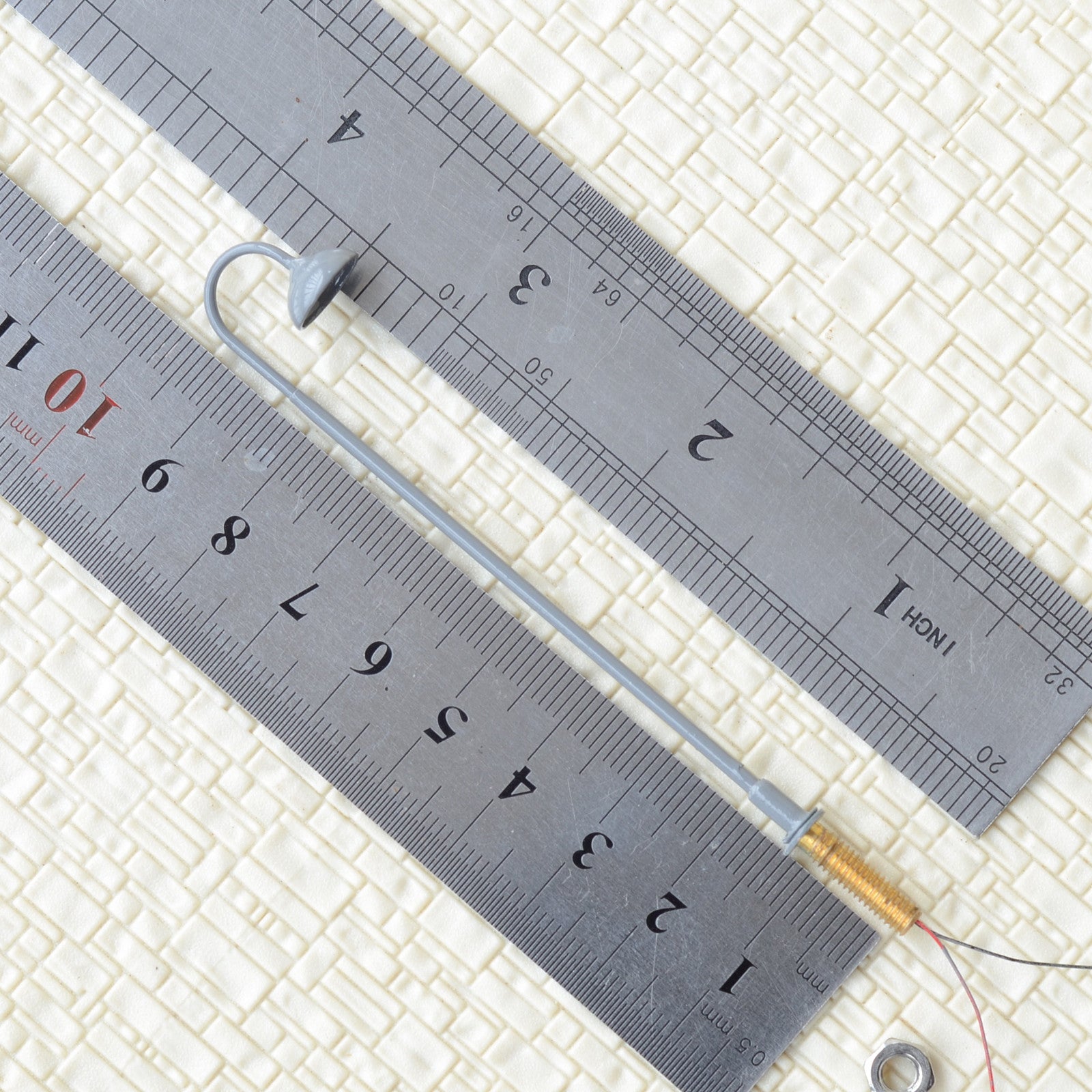 5 x O scale LED station light model train railroad street path lamp post #705sGR