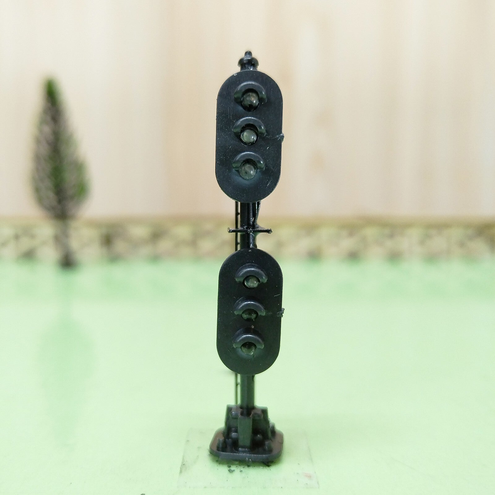 1 x black signal target for cantilever signal bridge making 3 aspects #FB33