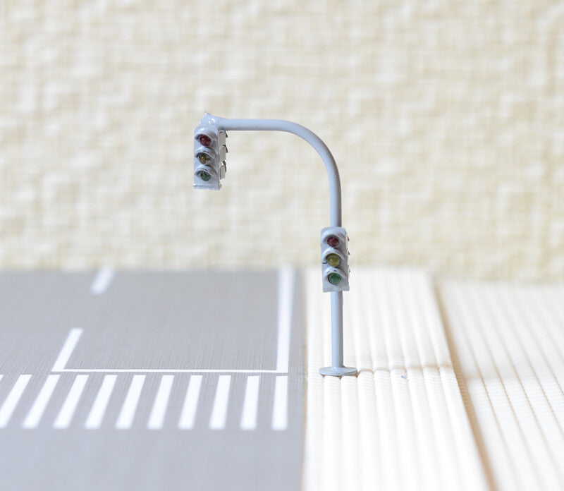 2 x traffic lights N crossing walk model LED pedestrian street signals #GB3C3NR