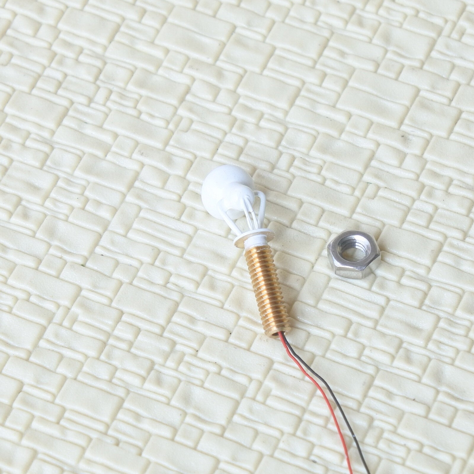 5 x OO / HO scale LED spotlight model limelight projector street lamp post #2WH