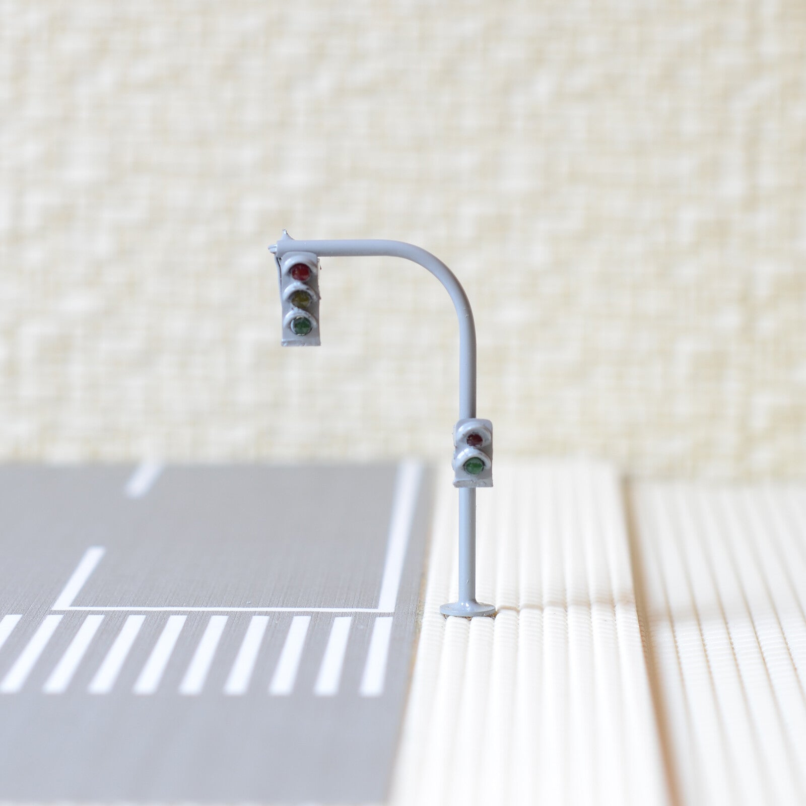 2 x traffic lights N crossing walk model LED pedestrian street signals #GB3C2NR