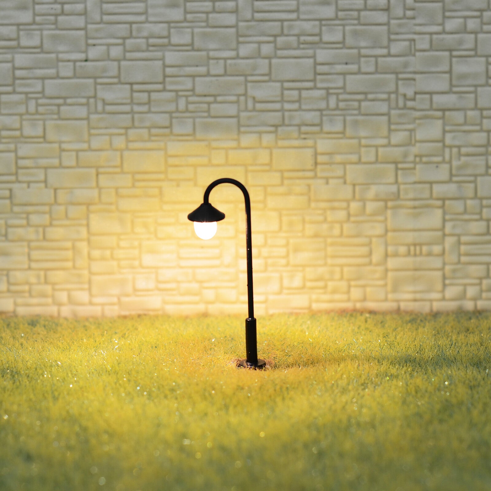 5 x N scale LED antique street light model railroad path lamp post #S0911n
