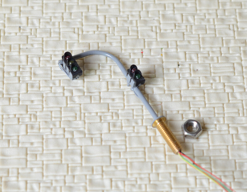 2 x traffic lights N crossing walk model LED pedestrian street signals #BB3C2NR