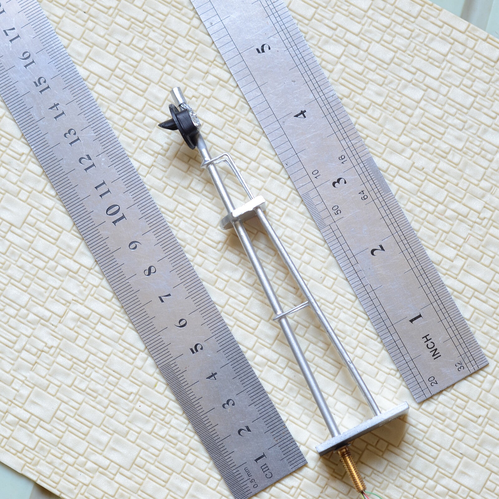 1 x O scale searchlight block signal model train 3 color SMD LEDs R/G/Y #SS48S3