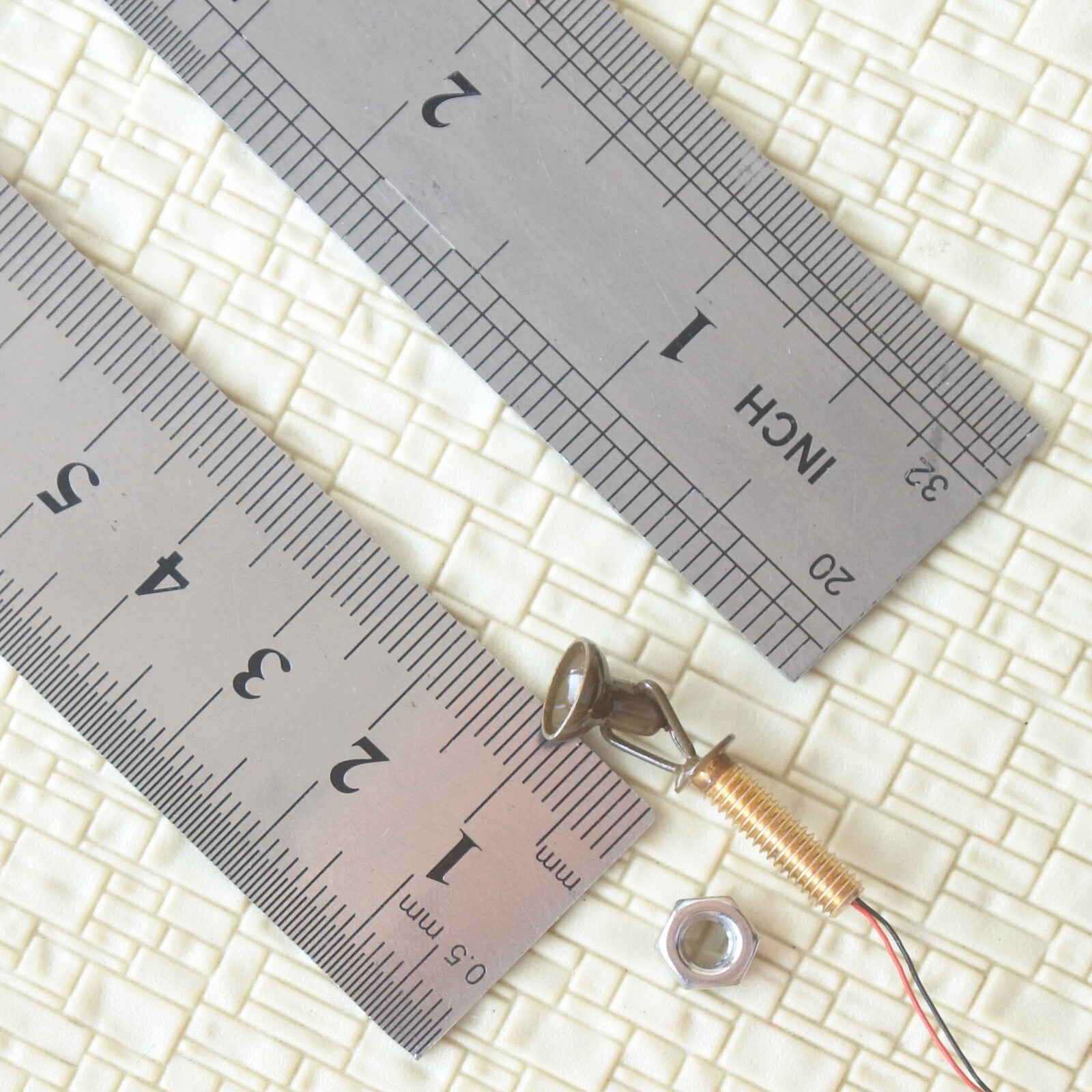 5 x OO / HO scale LED spotlight model limelight projector street lamp post #2BR