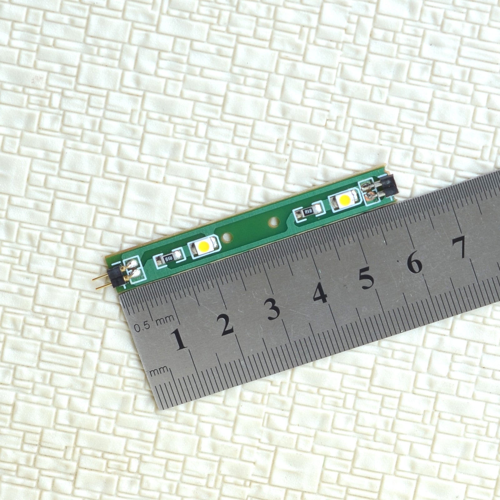 2 x 3V LED strips + Extension Kit connector passenger car interior lighting 60mm