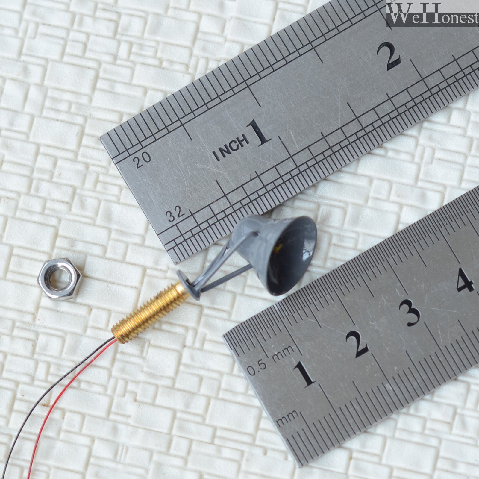 5 x O Scale led Spotlight Model layout limelight projector street Lamp post #3GR