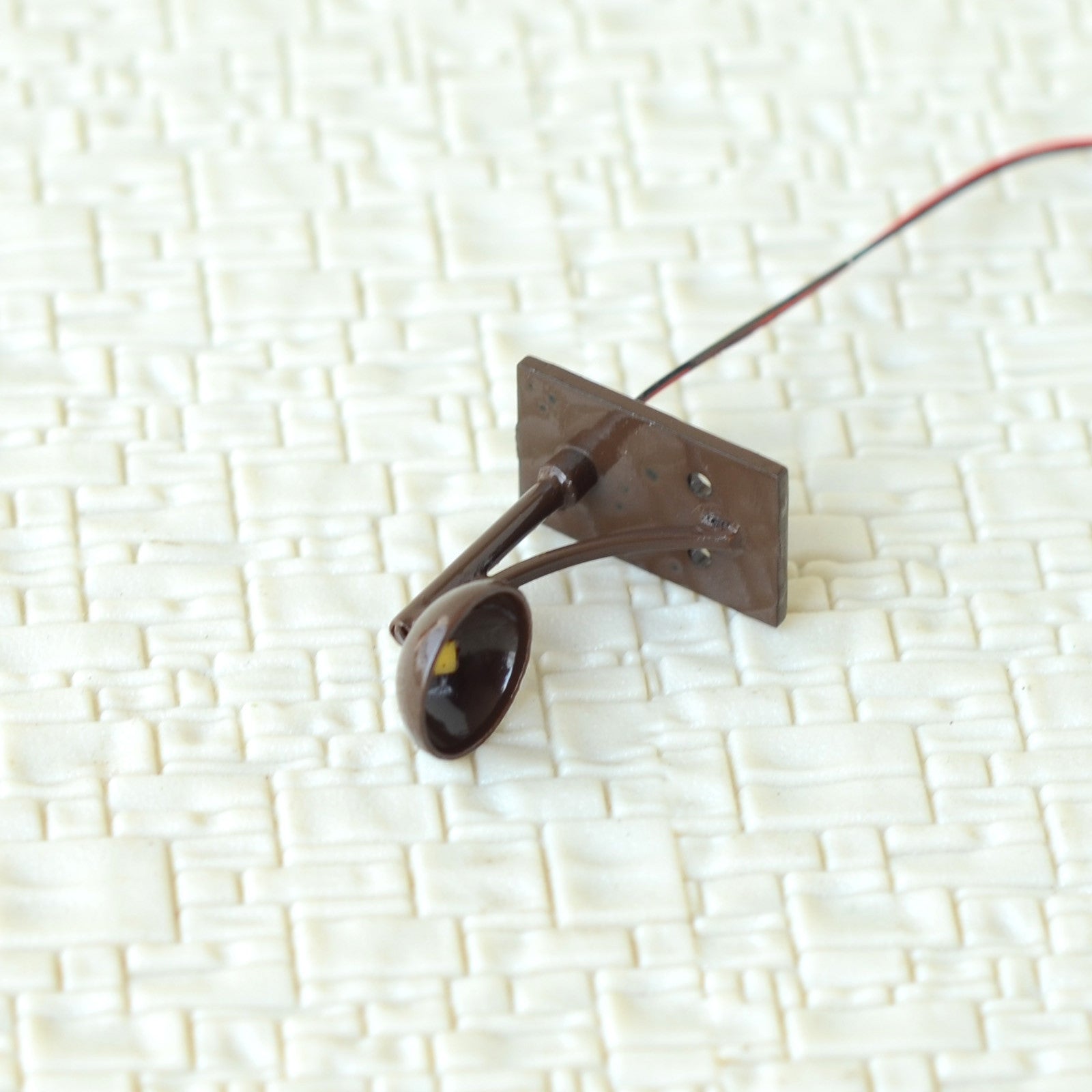 5 x O Scale Led Street wall Light Model Train Railroad path Lamp post #R62OBR