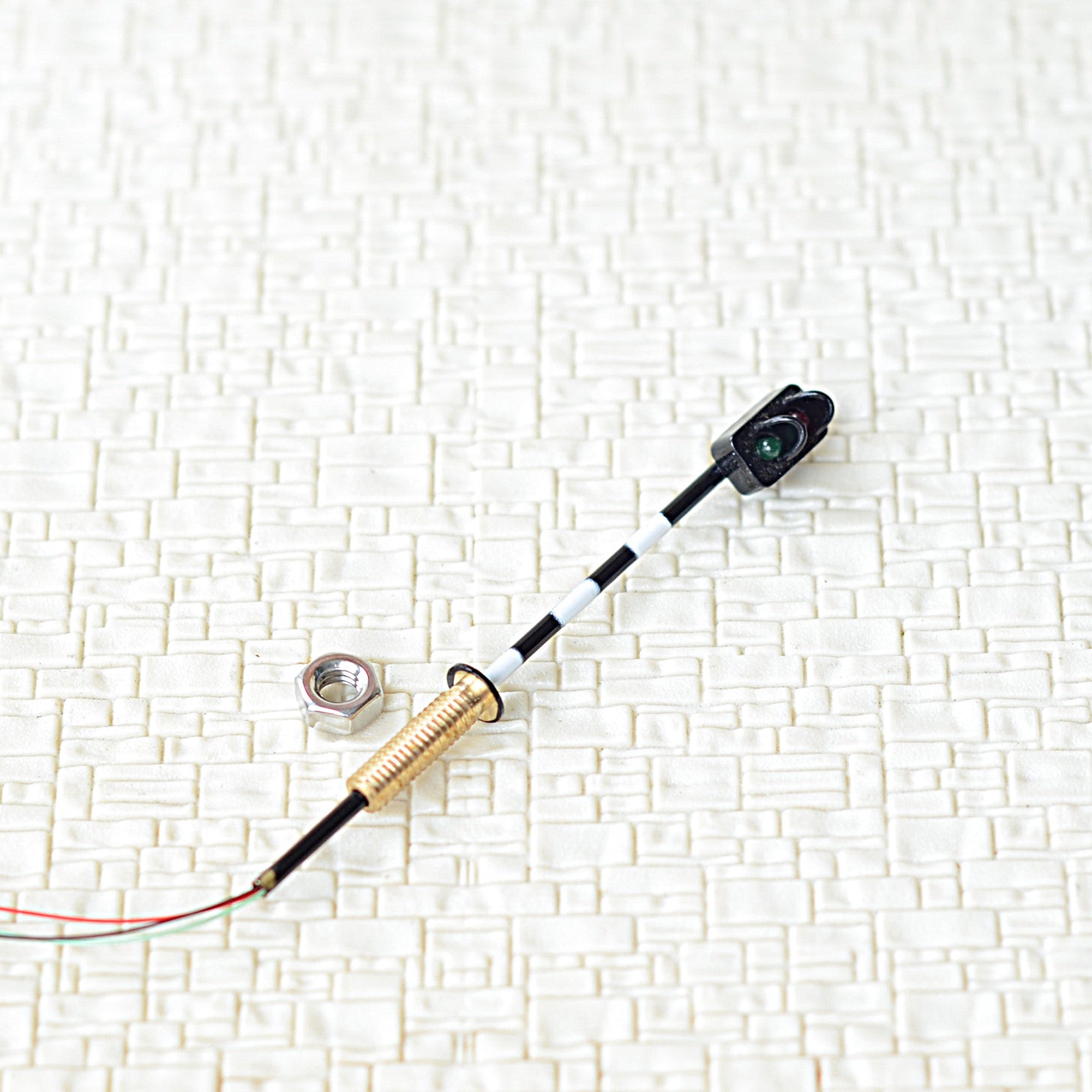 2 x traffic signal HO OO model railroad crossing walk LED pedestrian light #ZB2