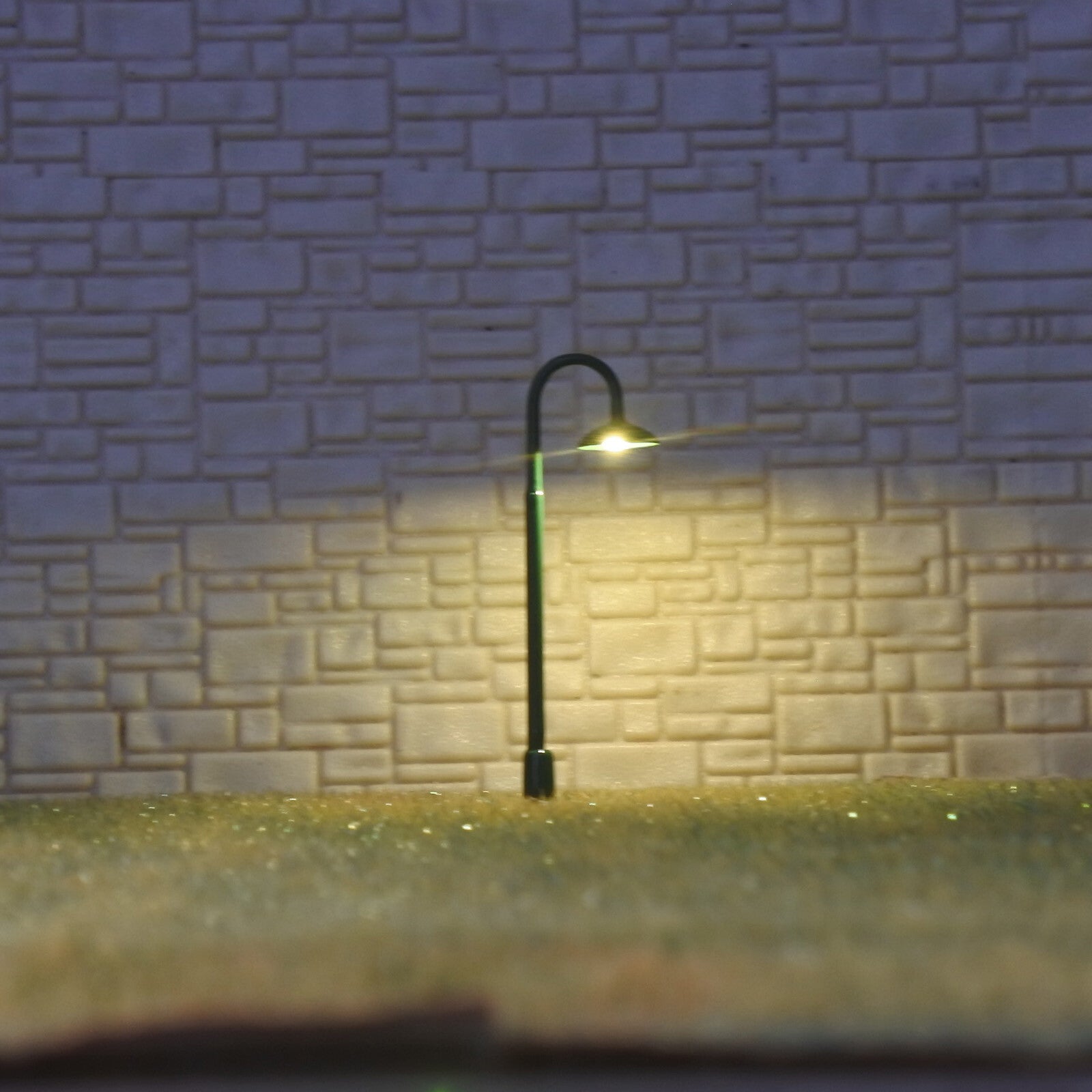 5 x N scale LED street light model train path lamppost station lamp post #705nBG