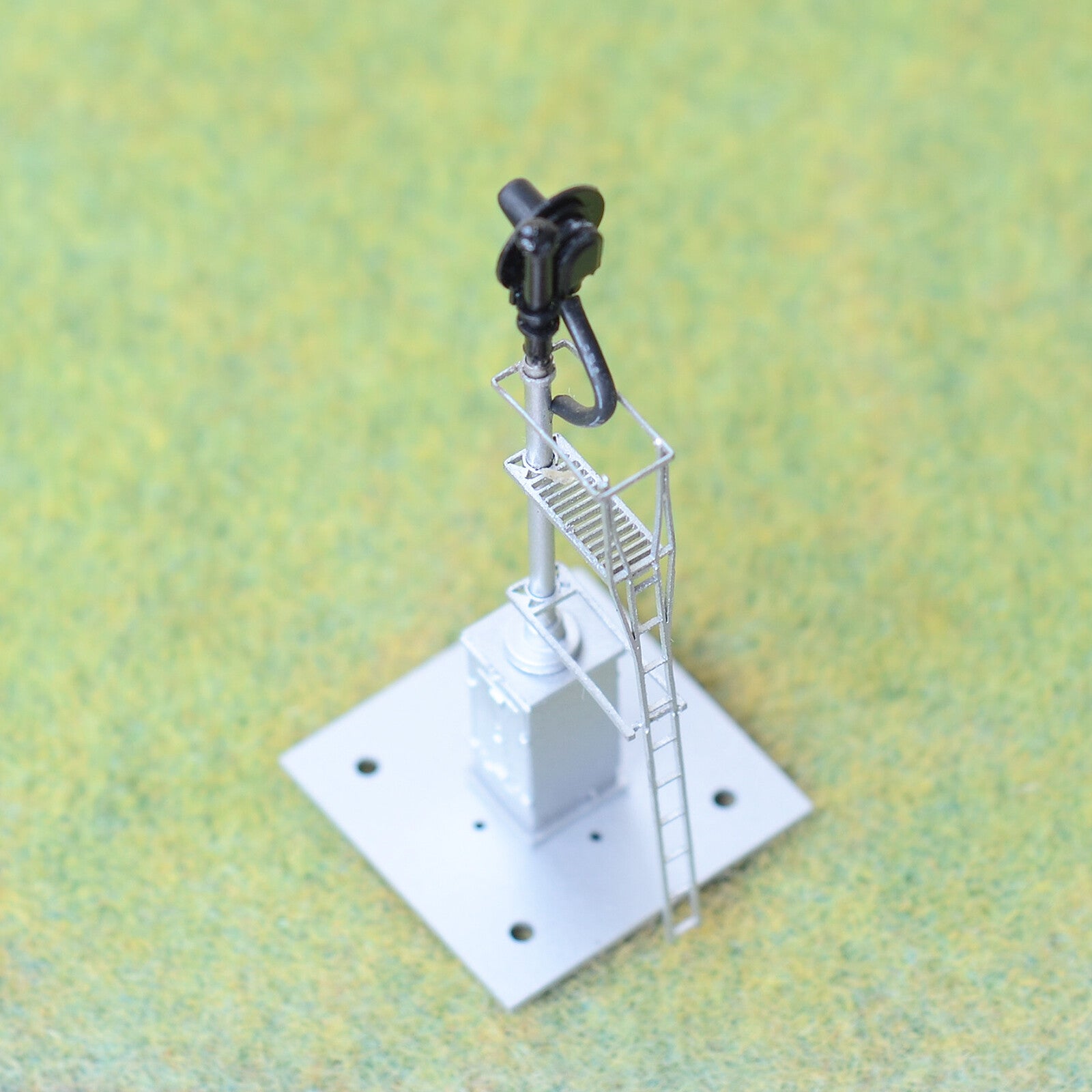 1 x HO scale model railroad tri-colors searchlight signal fine metal cabinet #01