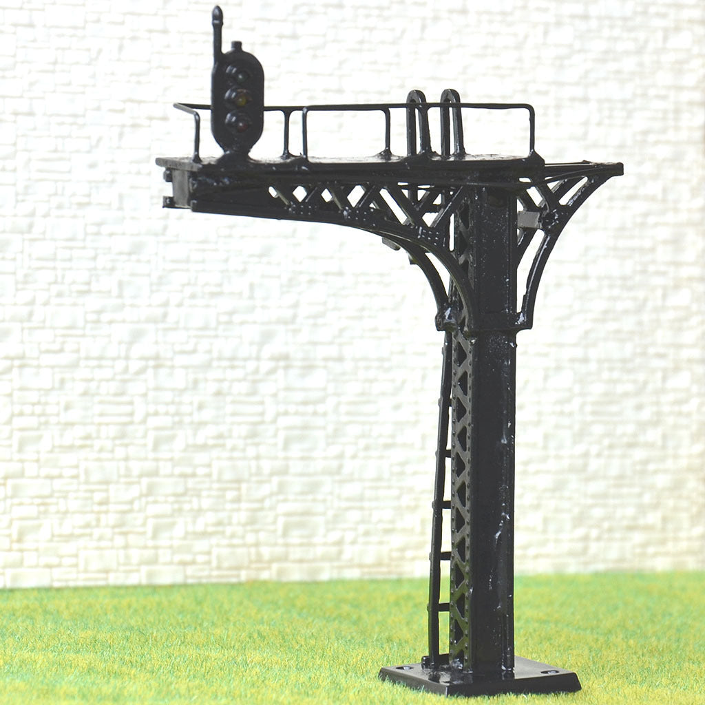 2 x HO / OO scale Cantilever Signal Bridge prewired LEDs 3 aspects single Track