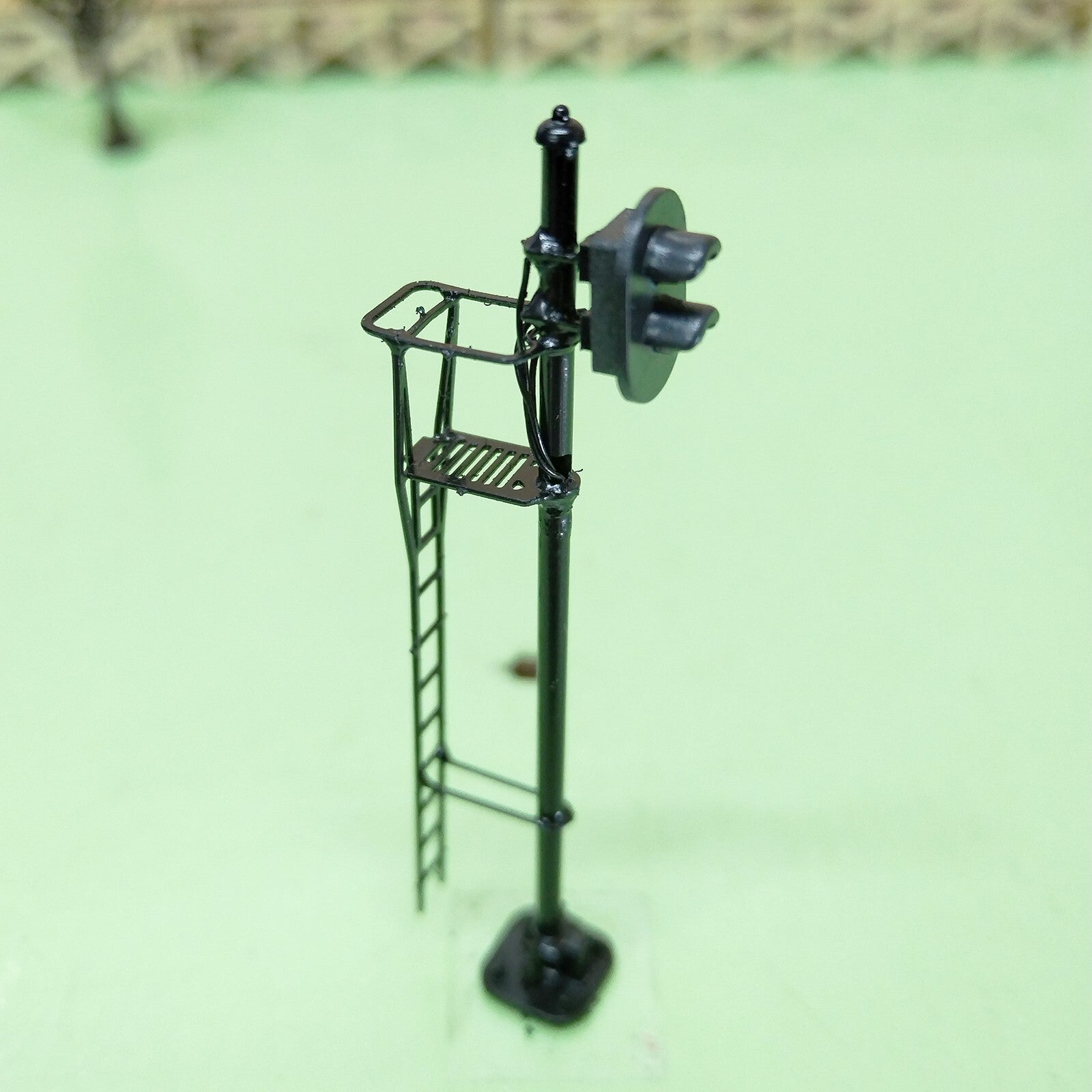 1 x HO scale model railroad 2 aspects block signal LED green/red light #K02Ky