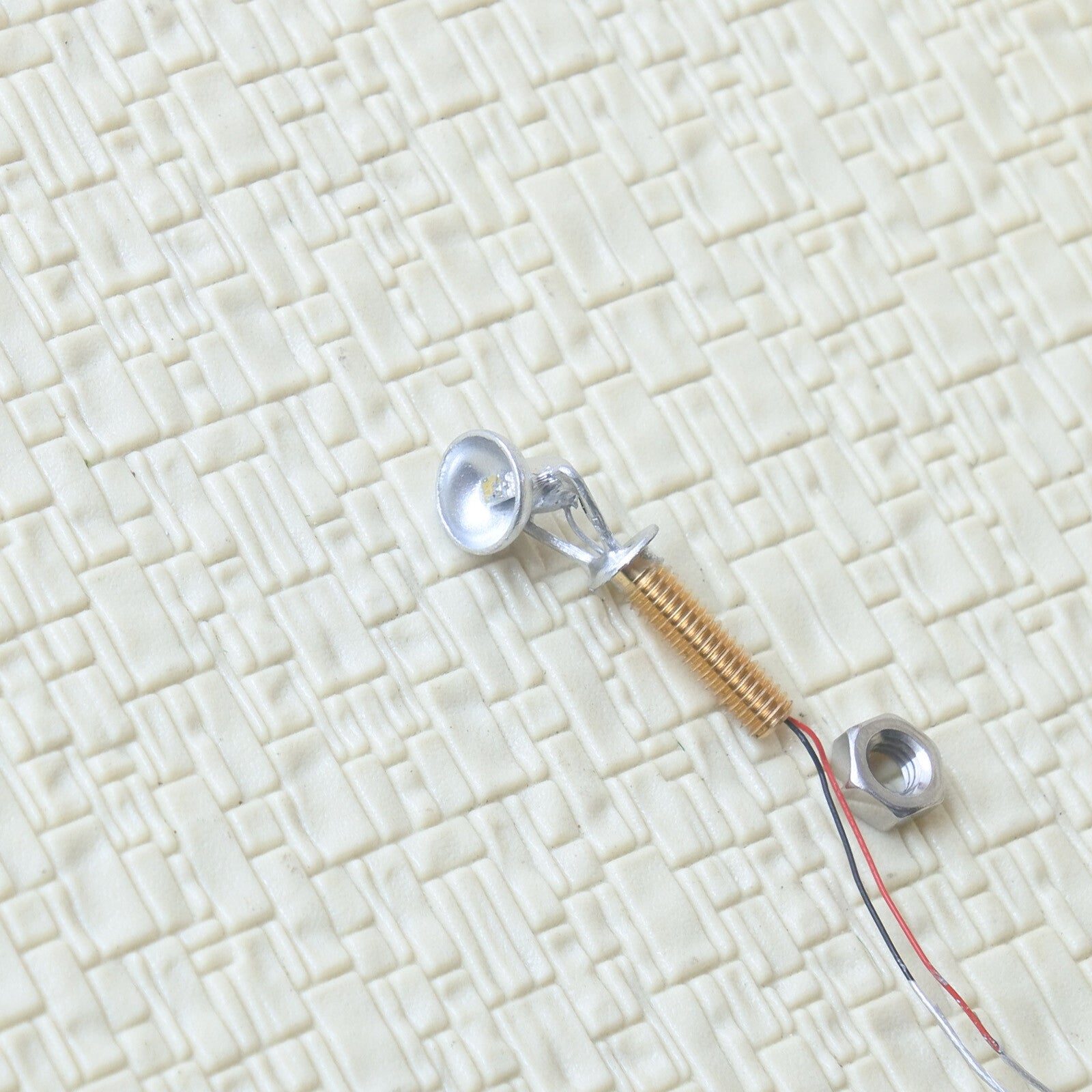 5 x OO / HO scale LED spotlight model limelight projector street lamp post #2sl