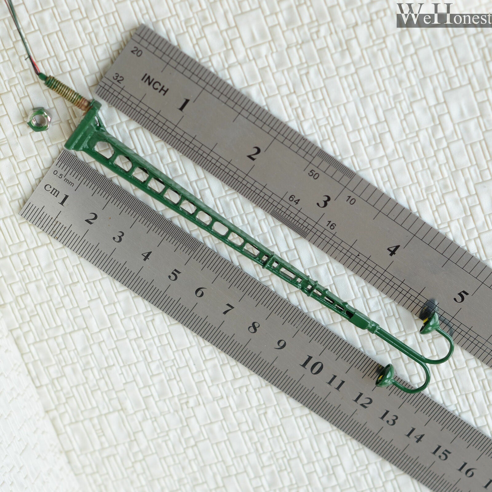 2 x OO / HO scale LED mast tower light model railroad street lamp post #TL4BG