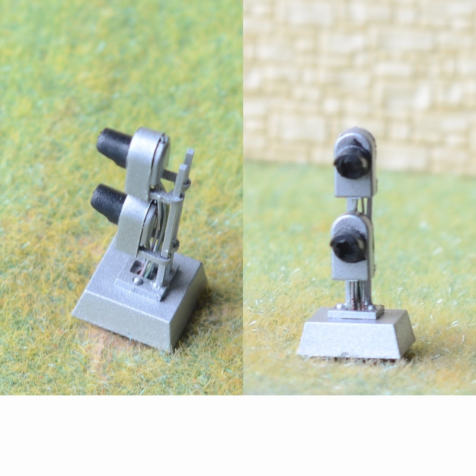 1 x HO scale dwarf searchlight signal ground 2 targets GRS SA-1 tri-colors #DS2