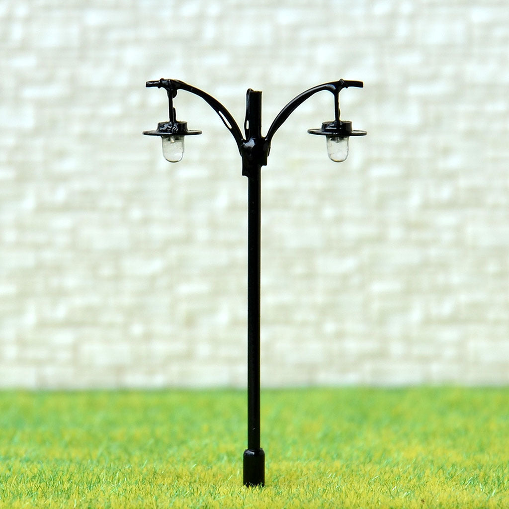10 x OO / HO Scale Model Train Lamps Railroad Lamp posts Led Street Lights #511