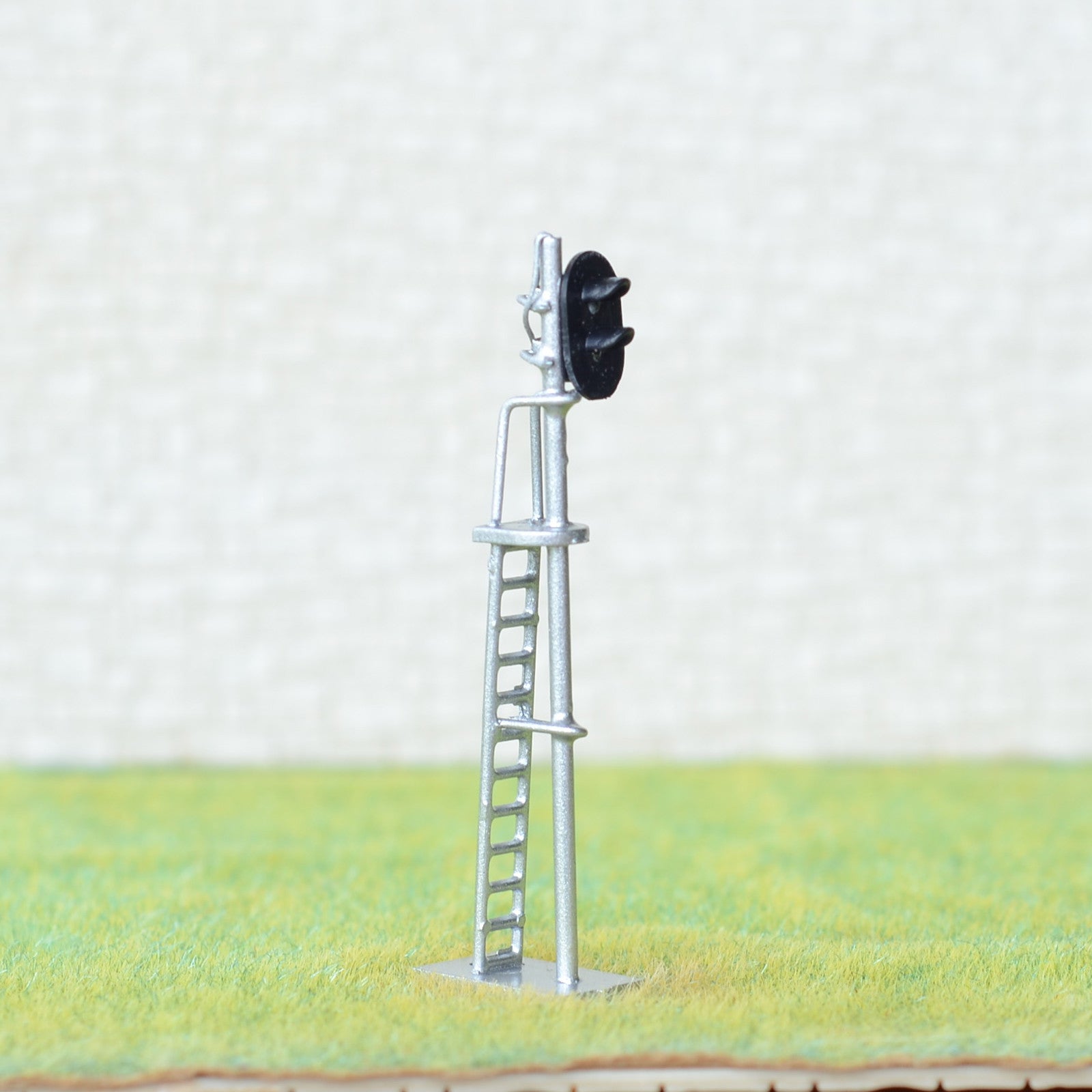 1 x HO scale model train block signal railroad LED light 2 aspect silver #87S2LS