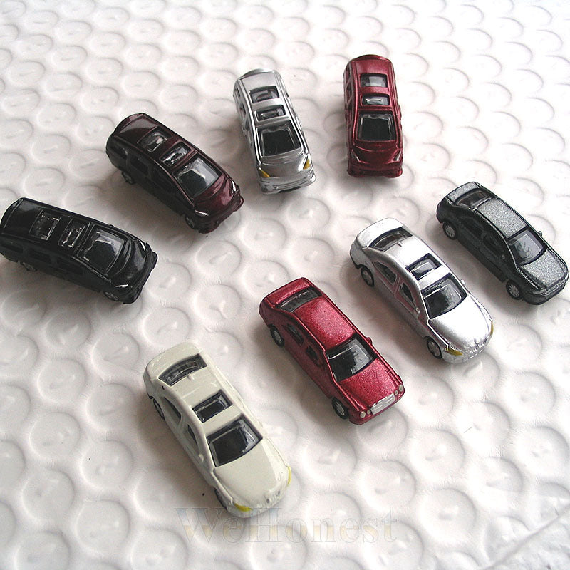 500 pcs N Scale 1:160 Model Cars N gauge for Layout