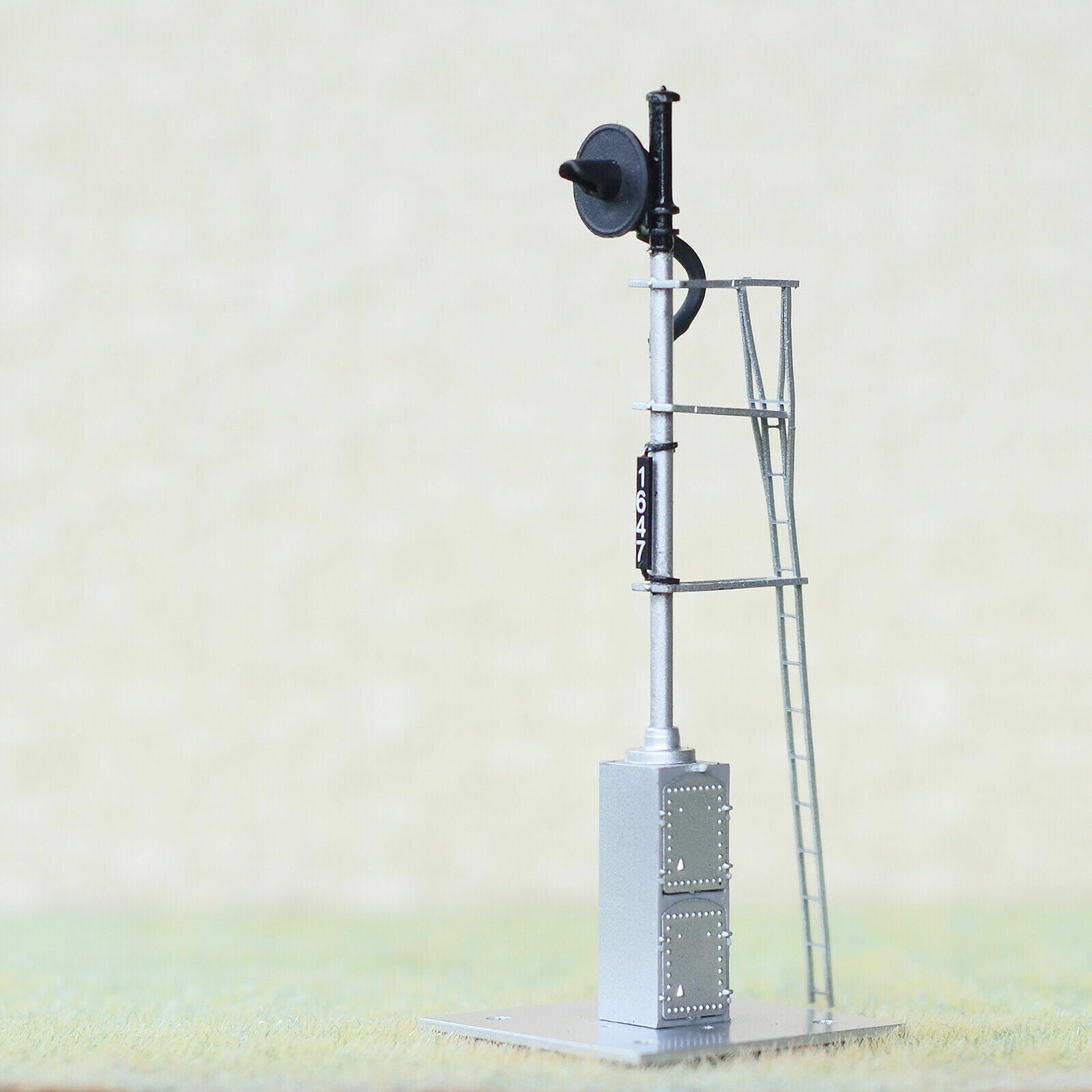 1 x HO scale model railroad Bi-Colors searchlight signal fine metal made #03RB