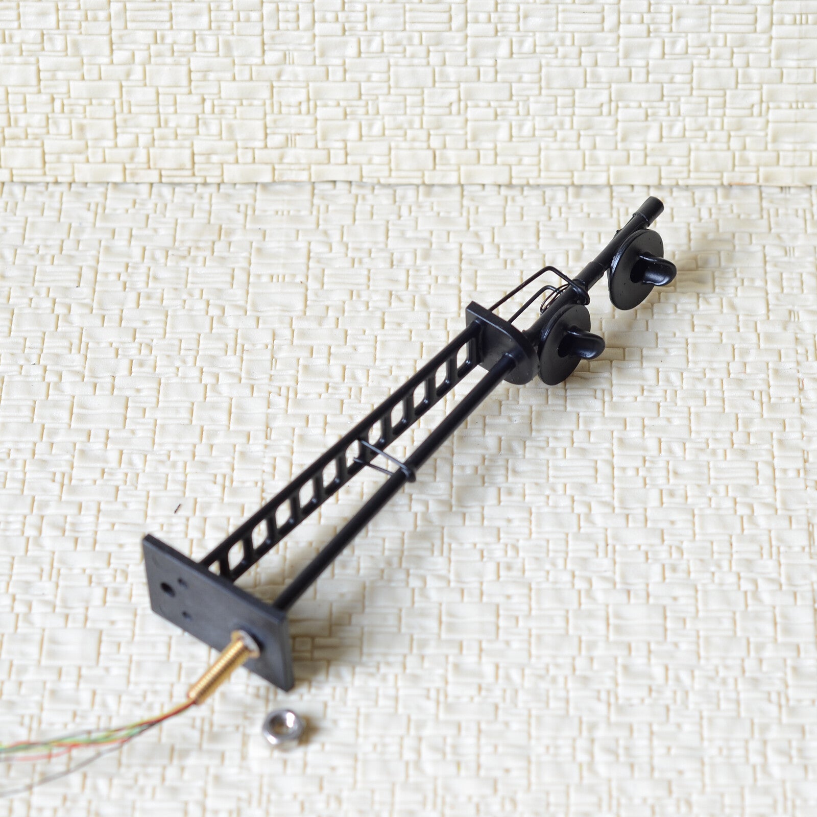 1 x O scale searchlight 2 heads block signal model train 3 color SMD LEDs #SS48B