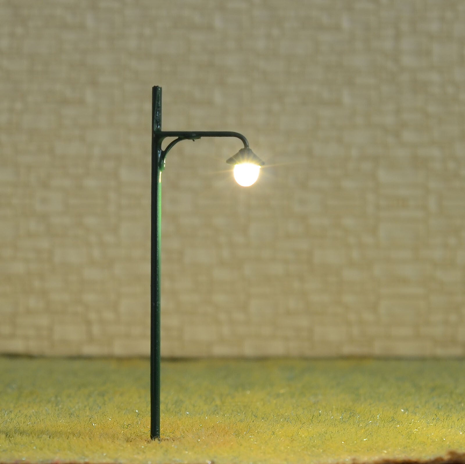 5 x HO scale model railroad street lights LED lamppost path lamp 65mm #T0513BG