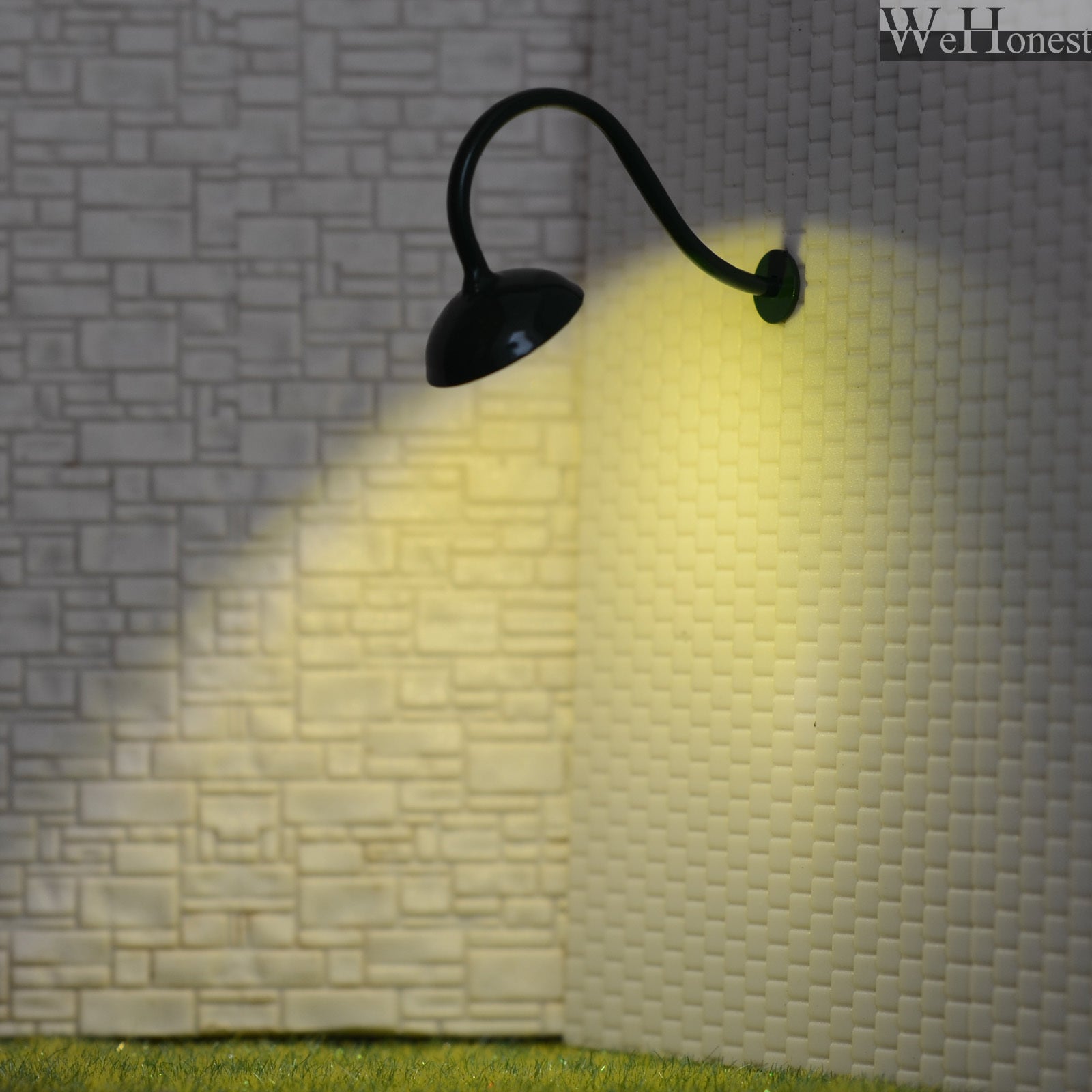 5 x O Scale Led Street wall Light Model Train Railroad path Lamp post #R43OBG