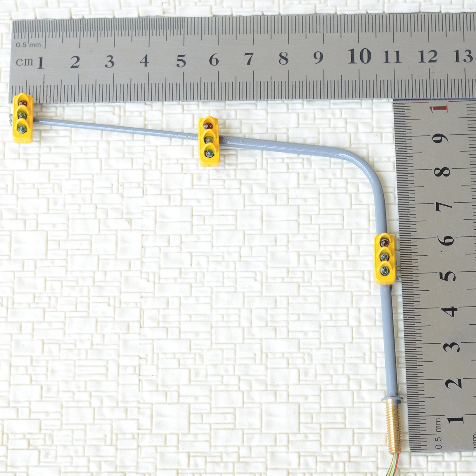 1 x HO / OO traffic light signal LED model train zebra pedestrian walkway #YB3C3
