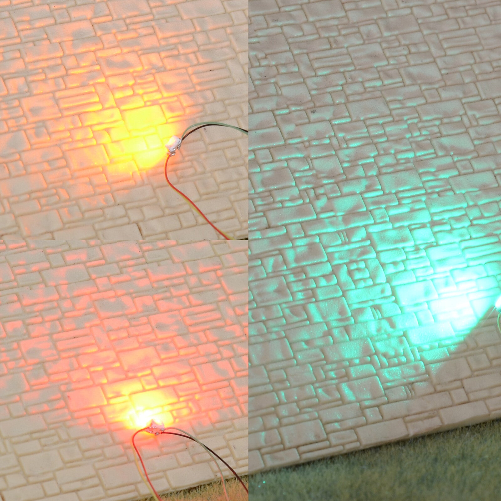 10 x wired SMD LEDs #3528 for searchlight signal fit my special target faces #28