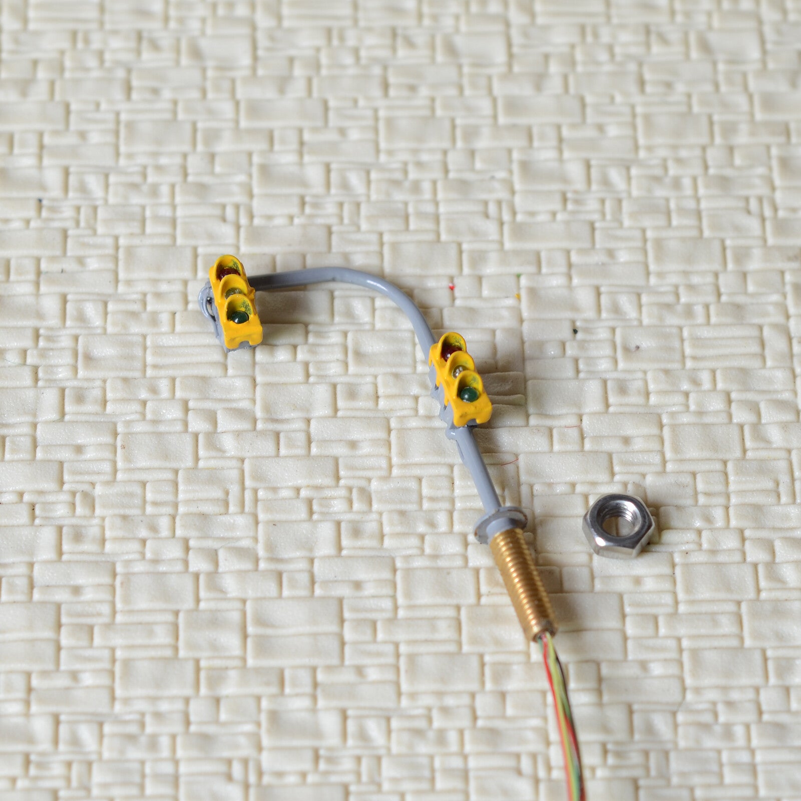 2 x traffic lights N crossing walk model LED pedestrian street signals #OB3C3NR