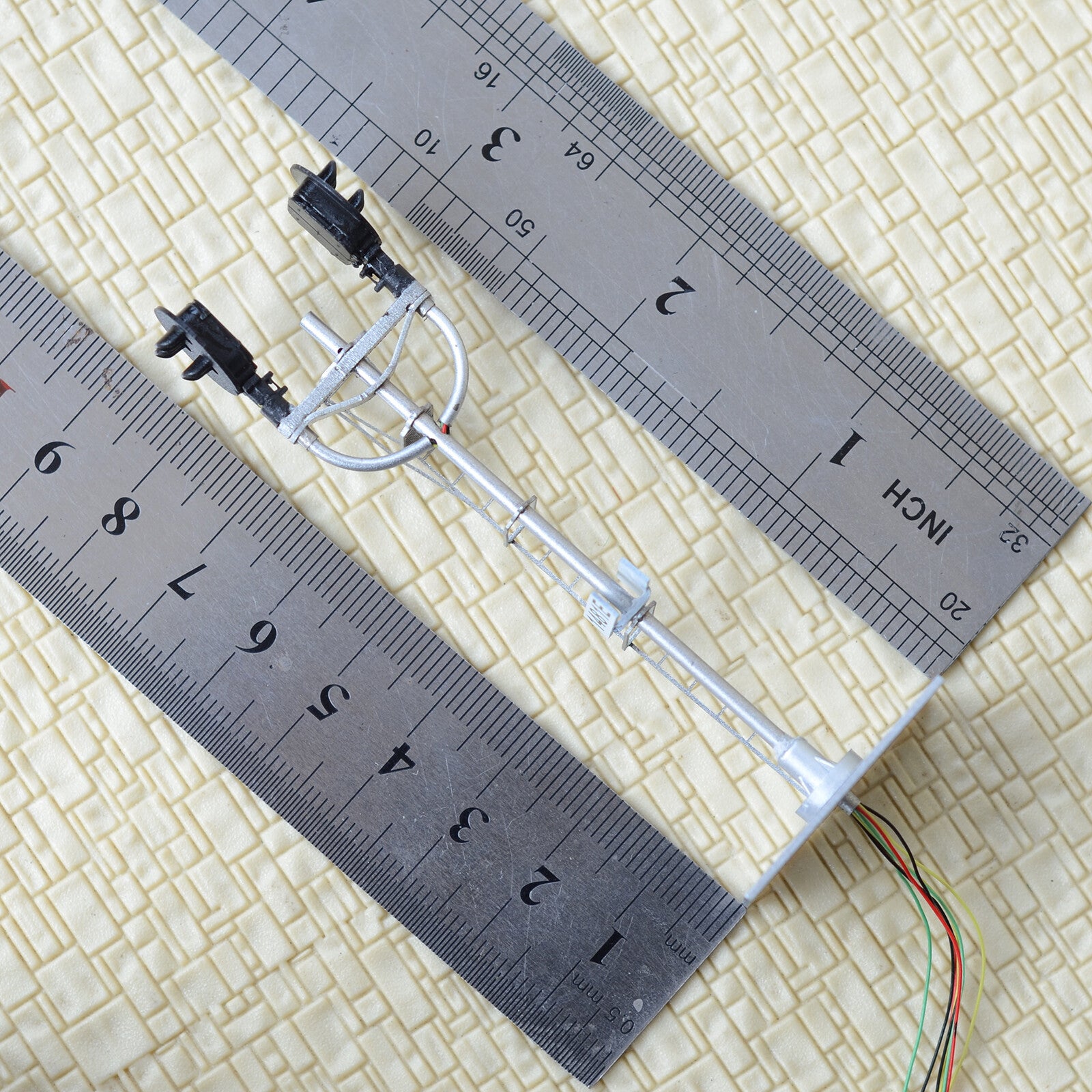 1 x HO scale model tri-lights type G block signal metal 2 opposite targets #GS2P