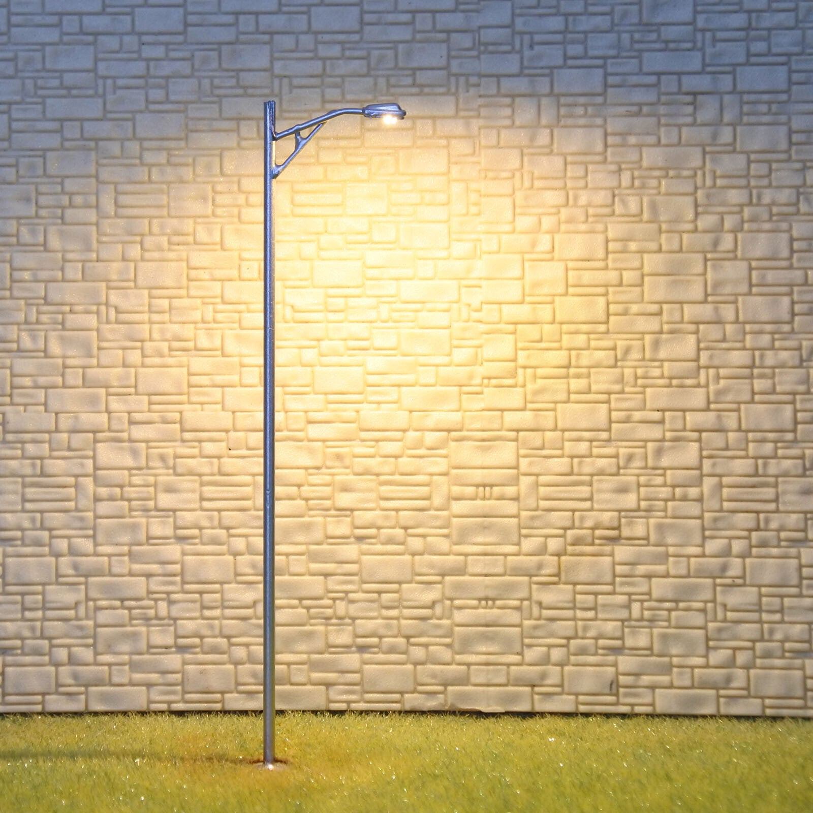 5 x HO scale LED street lights model train railroad station lamp posts #SL002SL
