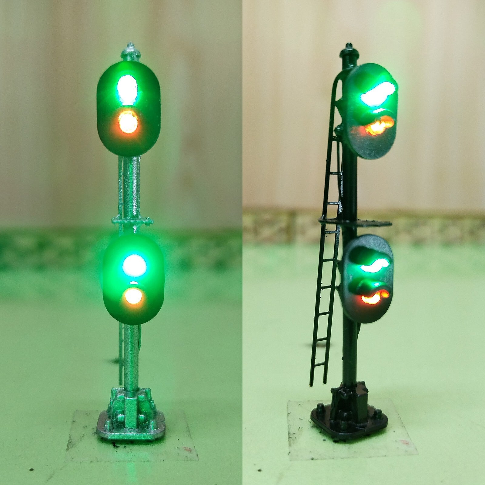 1 x black signal target for cantilever signal bridge making 3 aspects #FB22