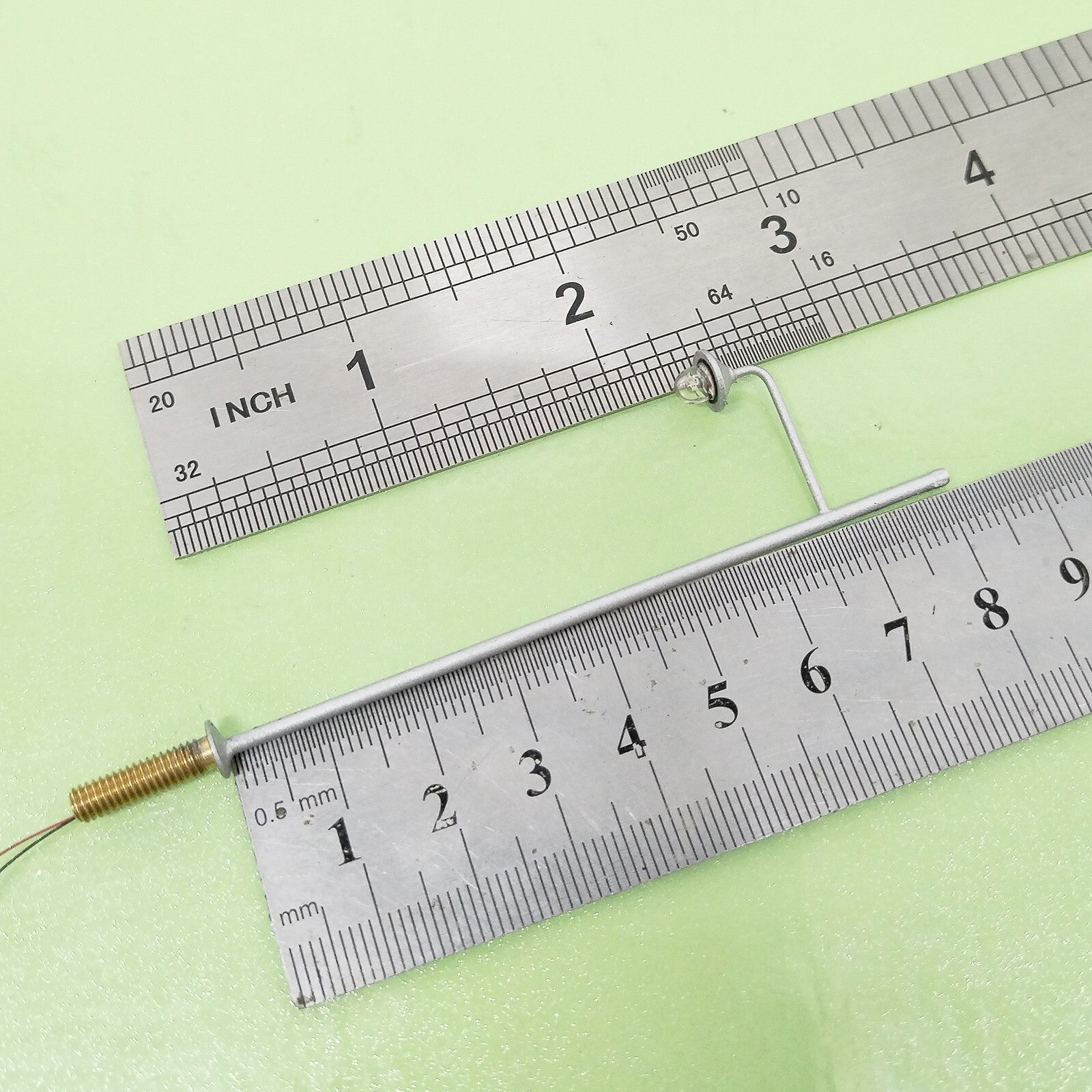 5 x HO scale LED street light model train railroad station yard lamp post #U45HO